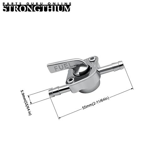 Strongthium 3/16 Fuel Line Hose Kit for Scooters ATVs Dirt Bikes Mini Bikes & Go-Karts with 3/16 Gas Clamps Valve & Filters - Image 2