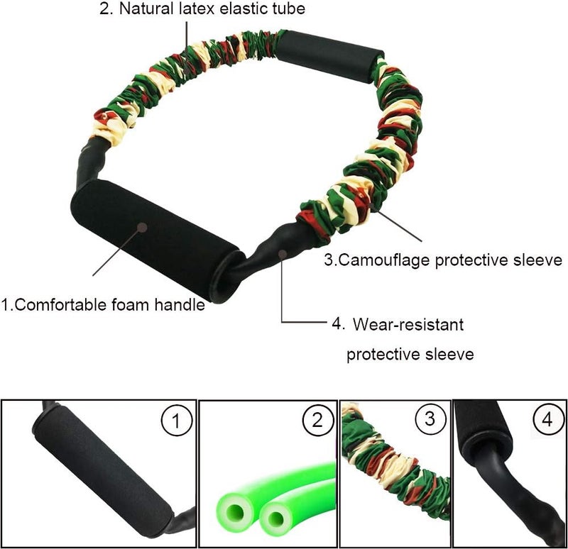 FOSER Archery Band Open Bow Resistance Trainer Arm Strength Training Bow Training Tensioner Archery Fitness Machine - Image 3