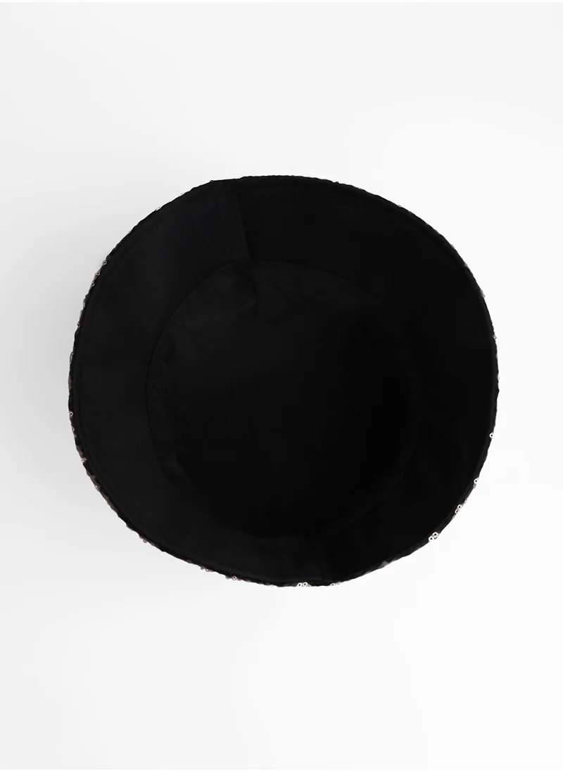 صوص هاوت Sequin Leopard Bucket Hat
