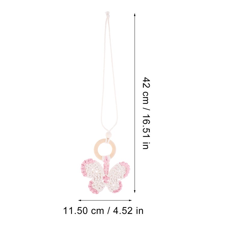 Car Accessories Hanging, Elegant Butterfly Ornament for Rearview Mirror Decor - Image 2