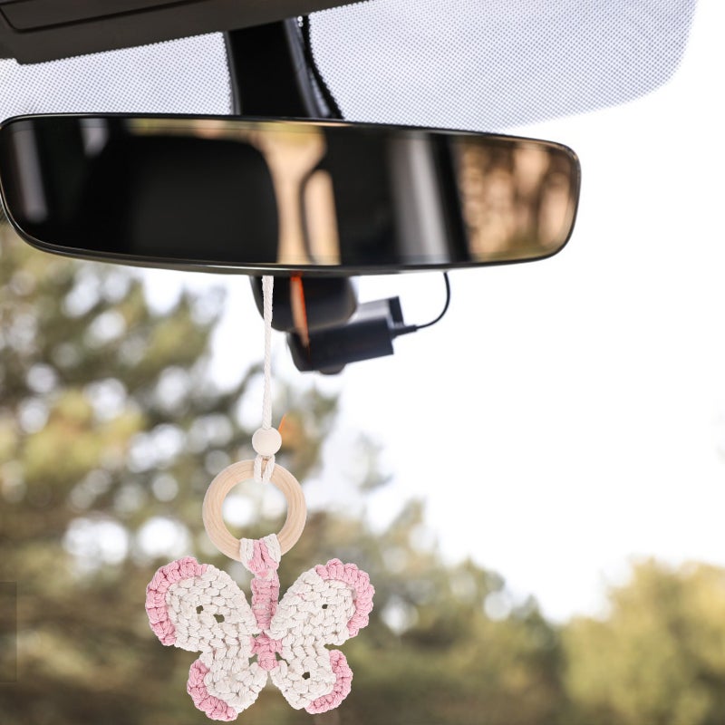 Car Accessories Hanging, Elegant Butterfly Ornament for Rearview Mirror Decor - Image 4