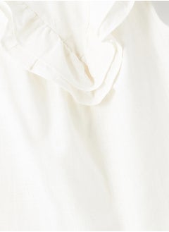LC WAIKIKI Crew Neck Linen Girl Dress  - Image 2