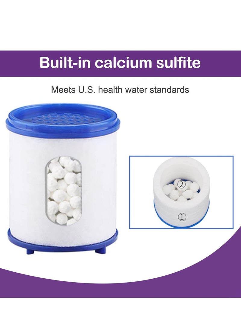 SYOSI  cartridge استبدال فلتر صنبور المياه، فلتر مياه الحوض لصنبور المطبخ وحوض الحمام، فلتر يزيل الكلور والفلورايد والمعادن الثقيلة (10 قطع) - Image 5