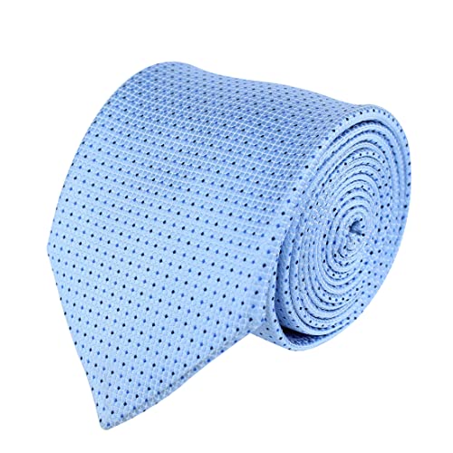 Kovove Kavove The Work of Art Abstract Cyan Necktie For Men - Image 1