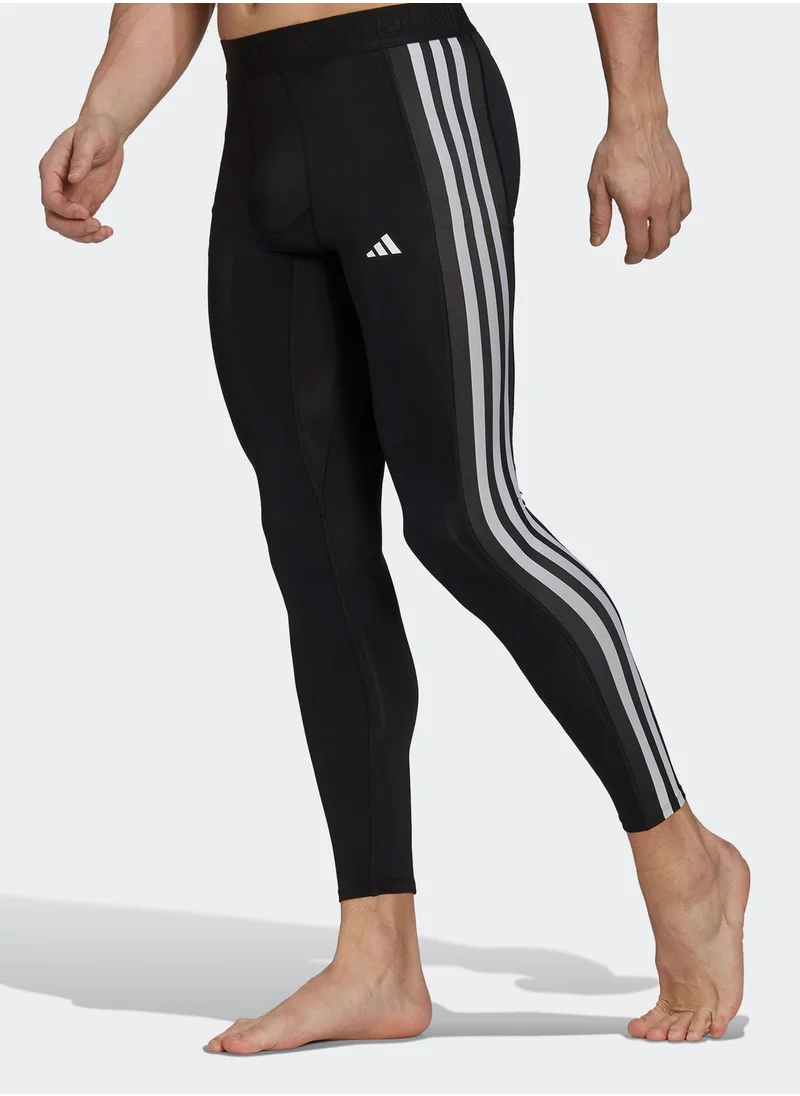 Adidas Techfit Long 3 Stripe Tights