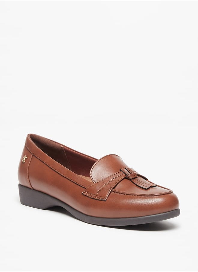 Le Confort Womens Solid Slip-On Moccasins  - Image 1