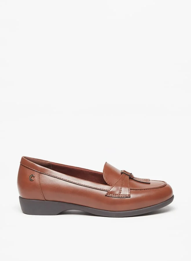 Le Confort Womens Solid Slip-On Moccasins