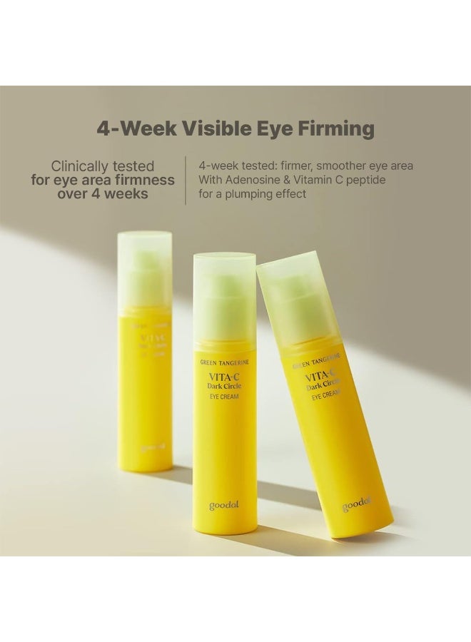 كريم جودال الأخضر باليوسفي وفيتامين سي للهالات السوداء حول العينين | علاج مكثف للهالات السوداء ومرونة البشرة، لطيف، غير مهيج، مضاد للشيخوخة والتجاعيد (30 مل) - Image 5