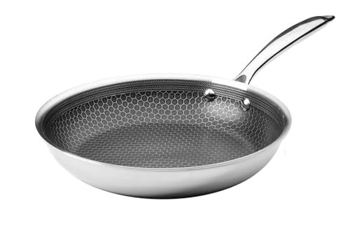 Black Cube Frieling Quick Release Cookware Fry Pan - 9.5-Inch - Non Stick Frying Pans - Quick Release Pans - Stainless Steel Non Stick - Stainless Fry Pan Hybrid Cookware - Image 1
