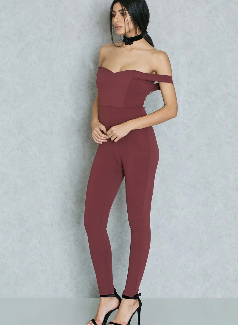 Missguided Bardot Jumpsuit