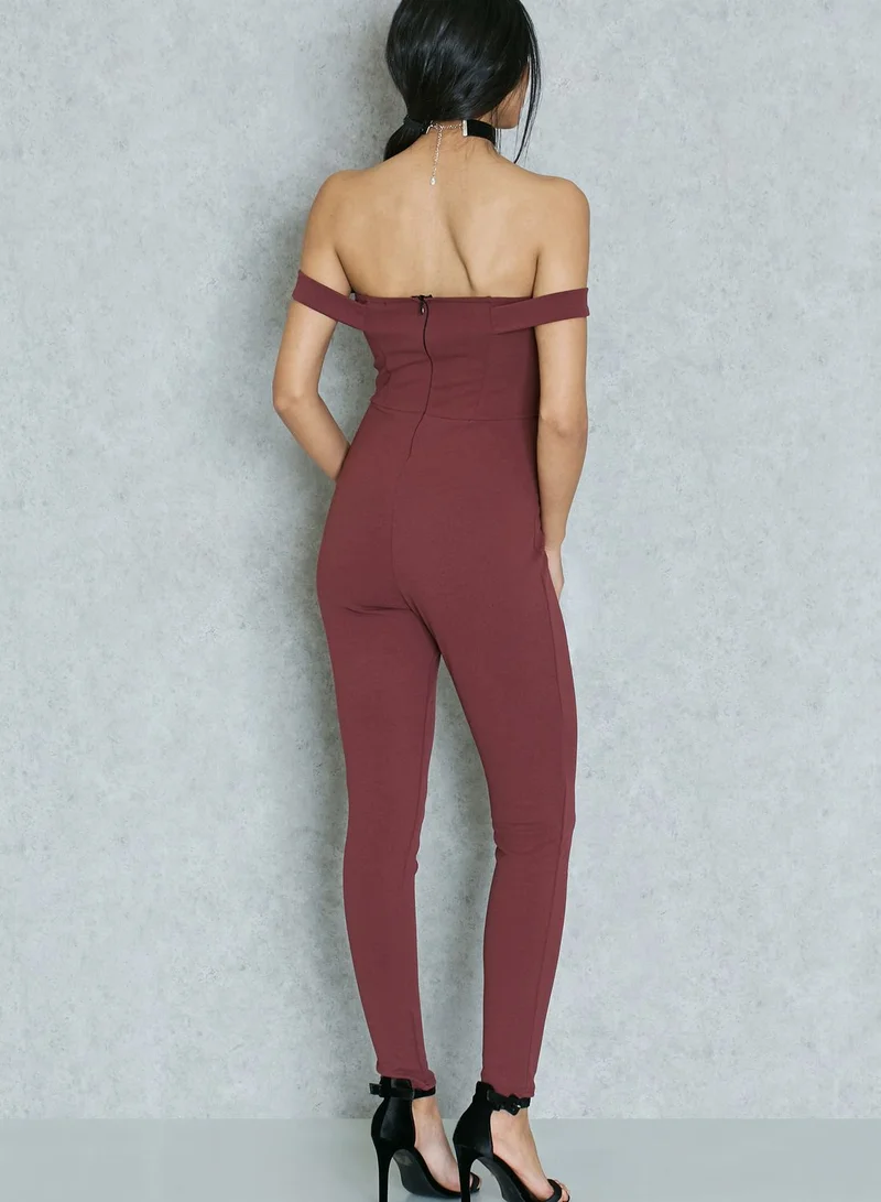 Missguided Bardot Jumpsuit