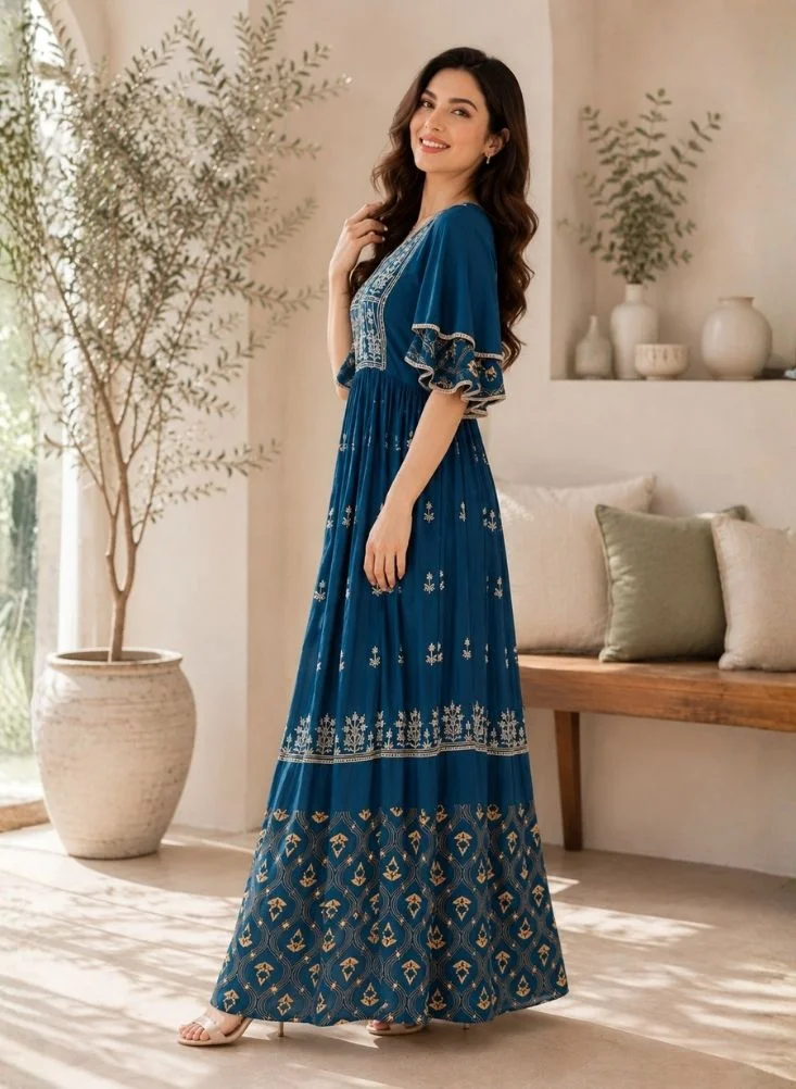 NinEx Jalabiya Maxi Dress for Women