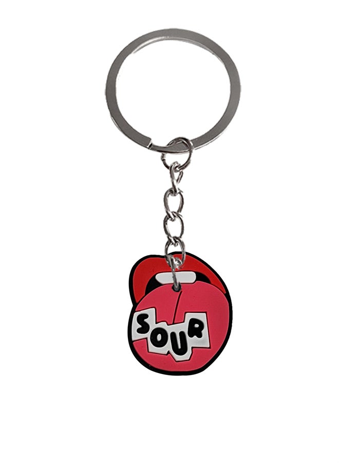 أوليفيا رودريجو سلسلة مفاتيح للمغنية النسائية إكسسوارات الأمتعة قلادة من المطاط الناعم PVC