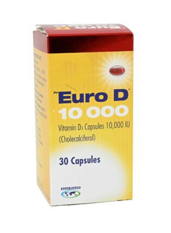 Euro Vitamin D Capsule 10000 IU 30 Capsule 