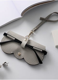 CityRiya-Long Leather Sunglasses Bag Travel Sun Glasses Holder Sunglass Case Portable Leather Glasses Case Holder Sunglasses Pouch Glasses Organizer Bag Eyeglasses Bag Eyewear Sleeve  - Image 1