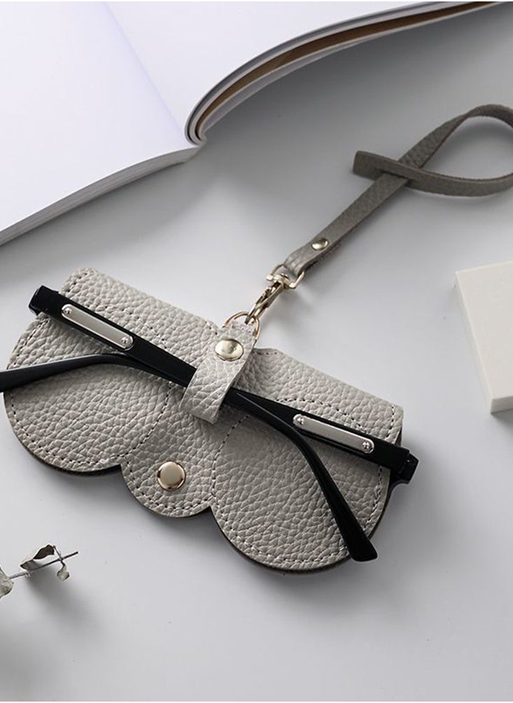 CityRiya-Long Leather Sunglasses Bag Travel Sun Glasses Holder Sunglass Case Portable Leather Glasses Case Holder Sunglasses Pouch Glasses Organizer Bag Eyeglasses Bag Eyewear Sleeve  - Image 1