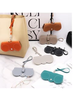 CityRiya-Long Leather Sunglasses Bag Travel Sun Glasses Holder Sunglass Case Portable Leather Glasses Case Holder Sunglasses Pouch Glasses Organizer Bag Eyeglasses Bag Eyewear Sleeve  - Image 3