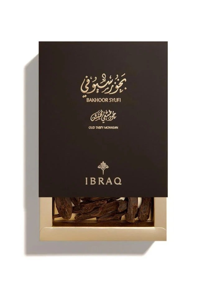 IBRAHEEM AL.QURESHI BAKHOOR SYUFI – OUD TABI’Y MOHASAN 30gm - Image 1