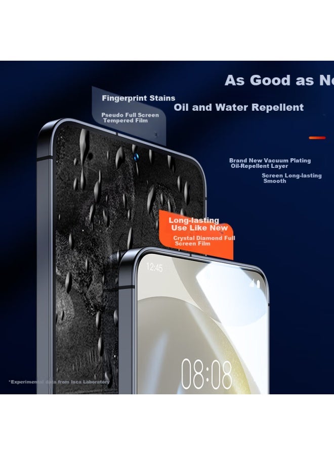 ISKA Yisika Tempered Glass Screen Protector For Samsung Galaxy S24, Full Coverage Hd Anti-scratch Fingerprint-resistant Quick Unlock Protective Glass For Samsung S24 Smartphone Jm955 - Image 3