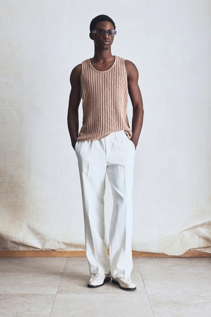 H&M Regular Fit Rib-knit vest top