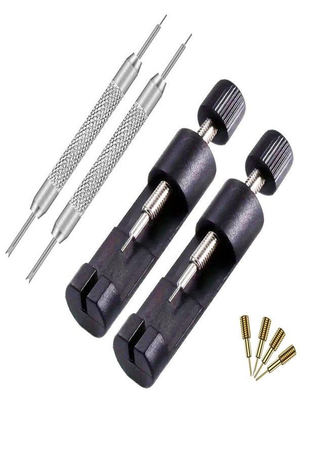 Olytop 2 Pack Watch Link Removal Kit, Watch Band Tool Repair Kit, Resizing Tool for Watch Bracelet Adjustment & Replacement, Pin Remover for Sizing Strap with Extra Replacement - Image 1