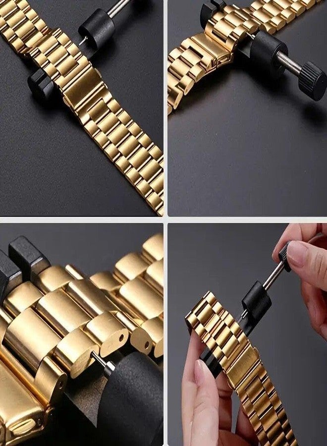 Olytop 2 Pack Watch Link Removal Kit, Watch Band Tool Repair Kit, Resizing Tool for Watch Bracelet Adjustment & Replacement, Pin Remover for Sizing Strap with Extra Replacement - Image 4