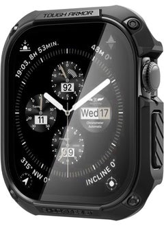 Spigen Tough Armor Apple Watch Series 10 (46mm) Case Cover with Built-in Touch Sensitive Tempered Glass Screen Protector - Black  - Image 1