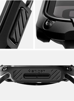Spigen Tough Armor Apple Watch Series 10 (46mm) Case Cover with Built-in Touch Sensitive Tempered Glass Screen Protector - Black  - Image 3