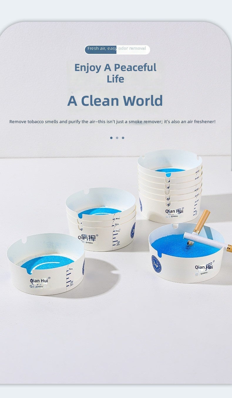 Disposable Foam Ashtray Quick Smoke Absorption Portable and Durable for Home and Hotel  Use - Image 2