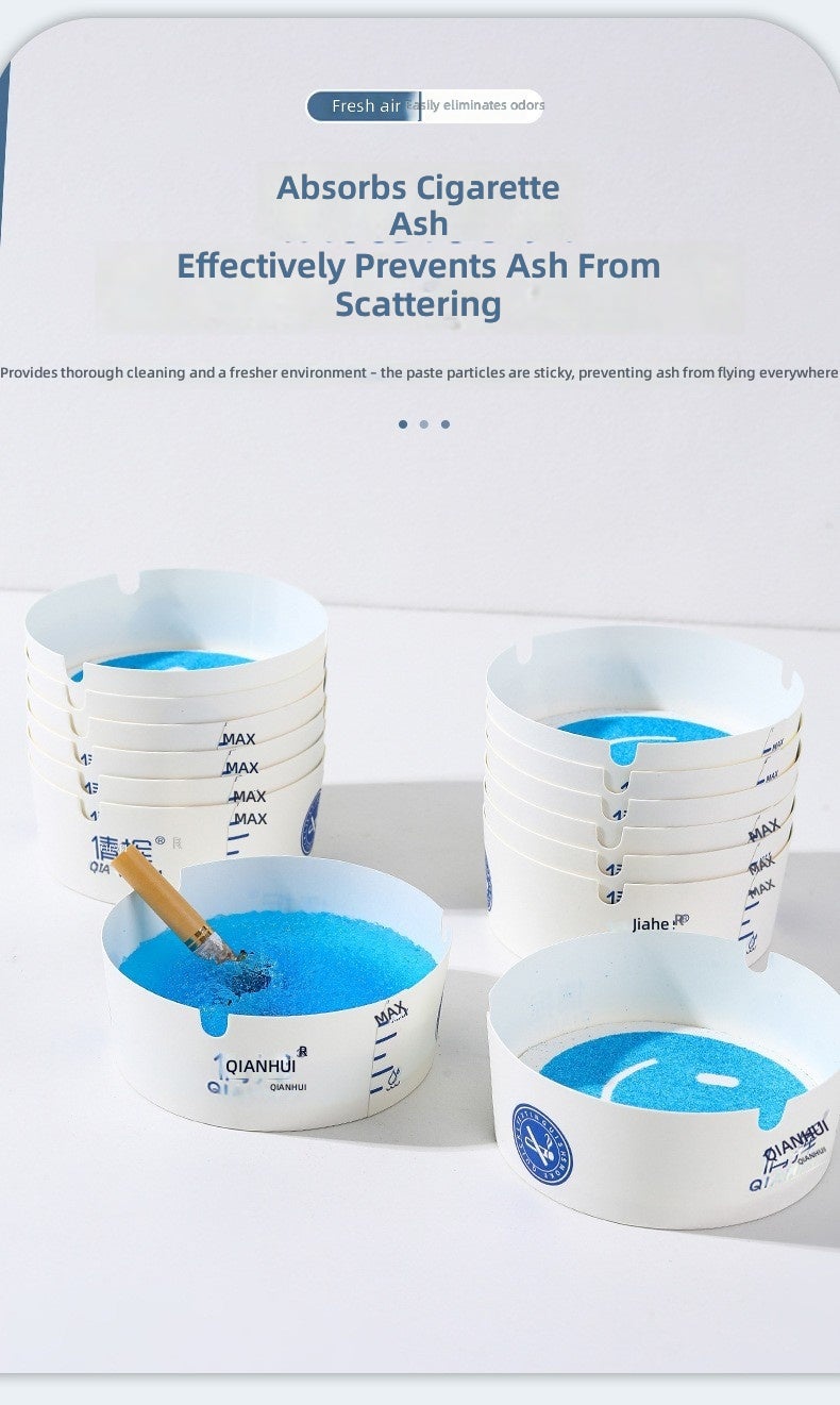 Disposable Foam Ashtray Quick Smoke Absorption Portable and Durable for Home and Hotel  Use - Image 5