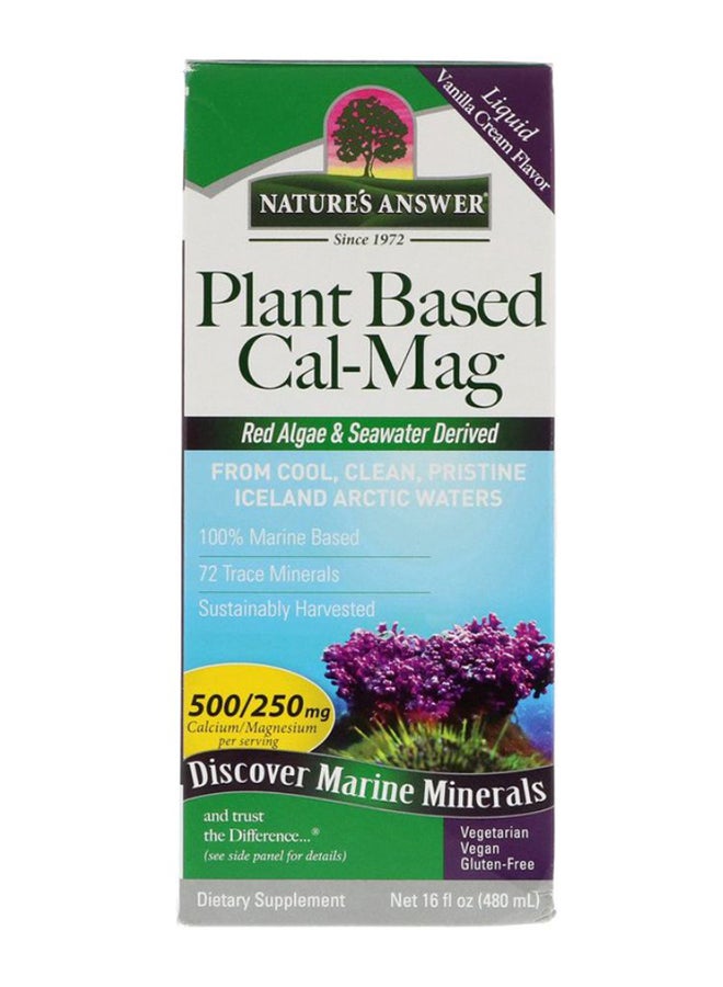 NATURE'S ANSWER Vanilla Cream Flavor Plant Based Cal-Mag - Image 2