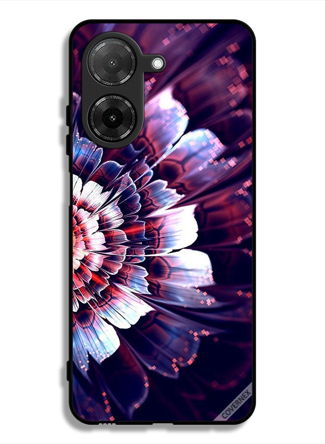 Covernex Xiaomi Redmi A5 4G Protective Case Cover Reflected Big Flower On Left Side - Image 1