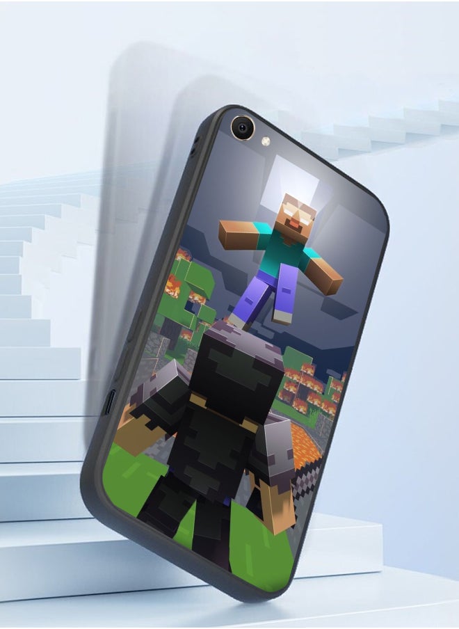 Generic - Protective Shockproof Case Cover For Minecraft Steve brave Tecno Spark 20 GYB59 Drawing - Image 1