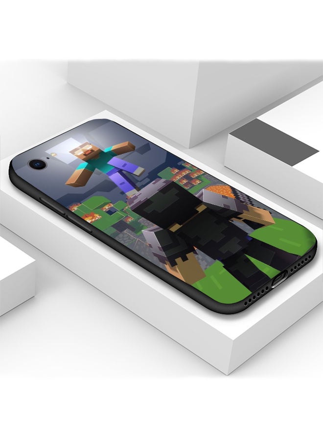 Generic - Protective Shockproof Case Cover For Minecraft Steve brave Tecno Spark 20 GYB59 Drawing - Image 1