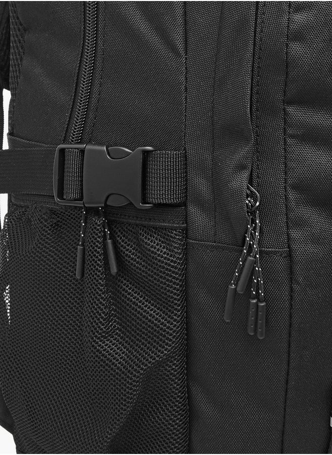 Lee Cooper Men's Logo Applique Backpack with Adjustable Straps and Zip Closure - 14x31x46 cm  - Image 5