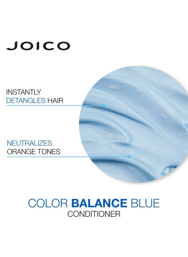 جويكو بلسم جويكو كولور بالانس الأزرق | للشعر البني الفاتح | يزيل درجات اللون البرتقالي النحاسي | يعزز حيوية اللون ولمعانه | يحمي من الأشعة فوق البنفسجية | بزيت ثمر الورد ومستخلص الشاي الأخضر | 8.5 أونصة سائلة - Image 5