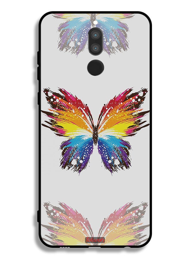 Tolwak Huawei Mate 10 Lite Protective Case Cover Digital Art Simple Background Minimalism Butterfly - Image 2