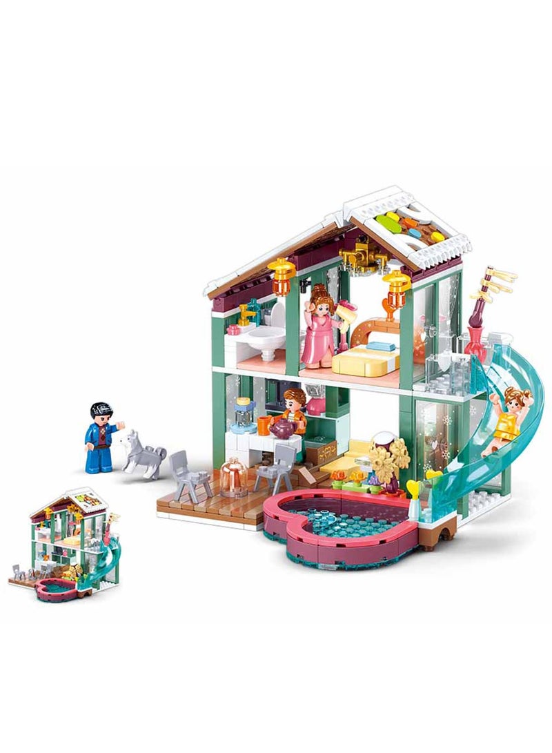 Sluban Girls Dream -Winter Travel in snow-resort(439pcs) - Image 2