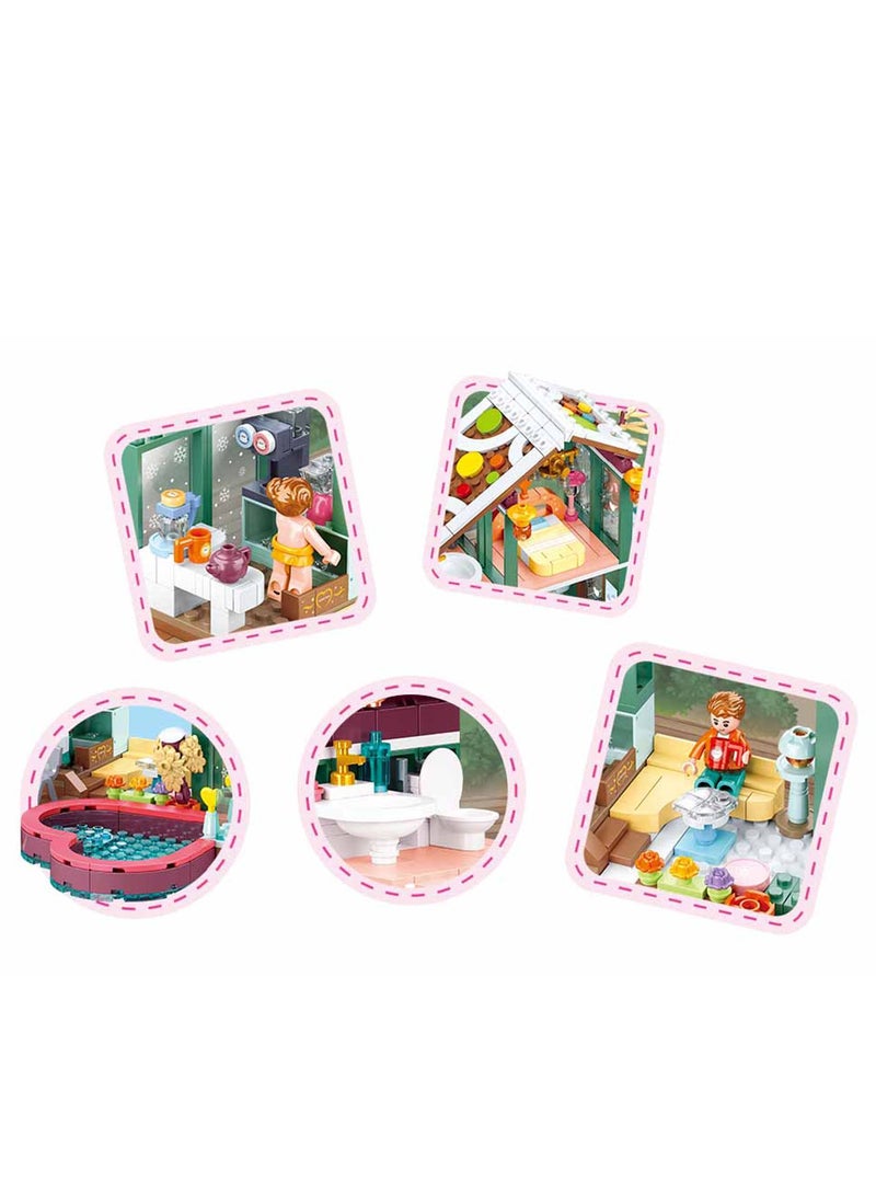 Sluban Girls Dream -Winter Travel in snow-resort(439pcs) - Image 5