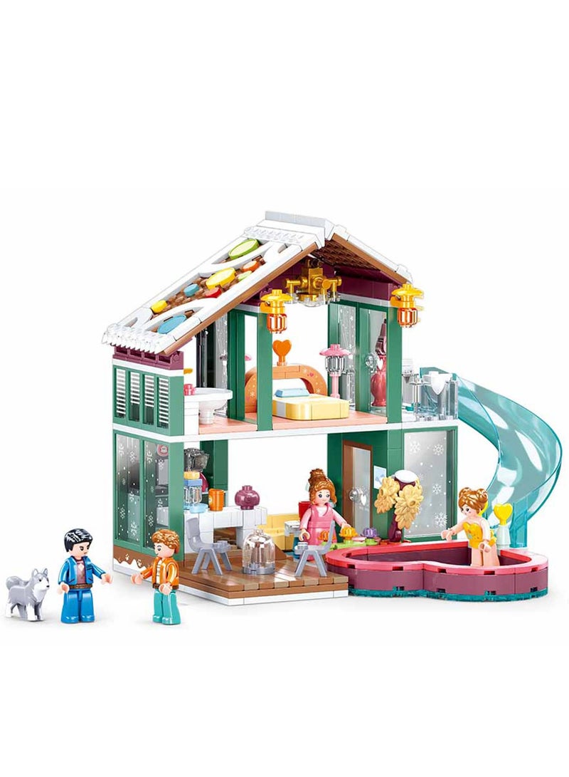 Sluban Girls Dream -Winter Travel in snow-resort(439pcs) - Image 4