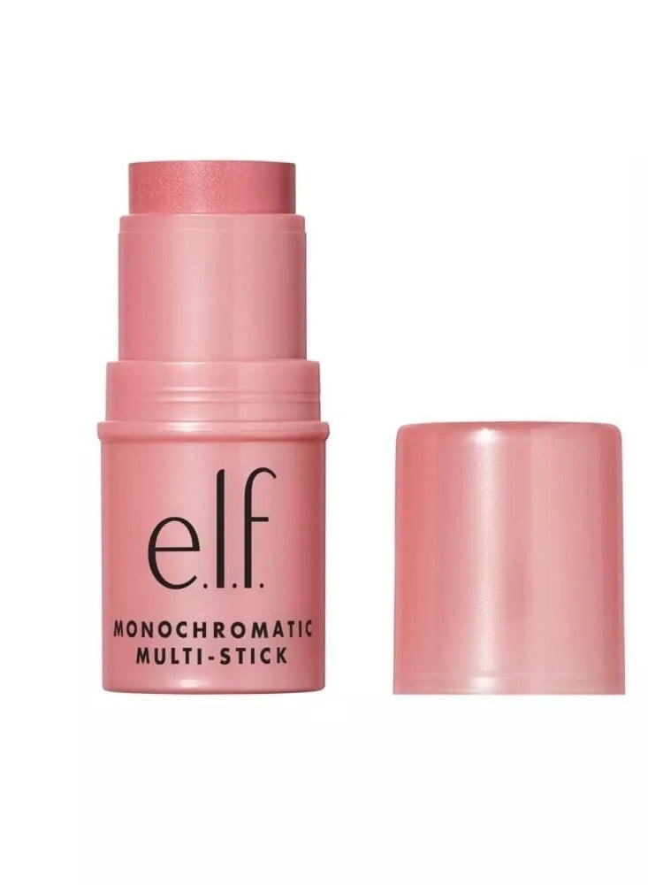 elf blusher Monochromatic Multi Stick Eyes Lips Cheeks blush, Dazzling Peony - Image 1