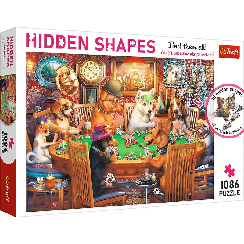 Trefl - Game Night Hidden Puzzle 1086 Pieces - 10749 - Image 1