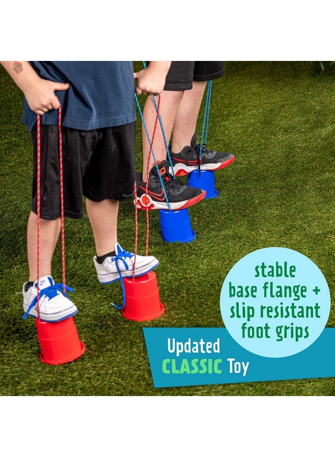 Just Jump It EZ Can Steppers Kids Stilts, Balance Stepping Stones for Kids, Walking Platform Stilt Sensory Stomper Toy for Children - Image 3
