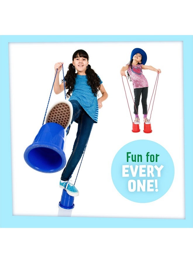 Just Jump It EZ Can Steppers Kids Stilts, Balance Stepping Stones for Kids, Walking Platform Stilt Sensory Stomper Toy for Children - Image 5