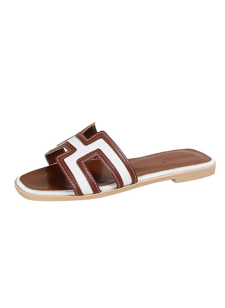 KUYING New Women's Flat Sandals