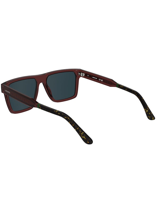 LACOSTE FULL RIM INJECTED LACOSTE SUNS L6059S 5616 (601) TRANSPARENT BURGUNDY - Image 2