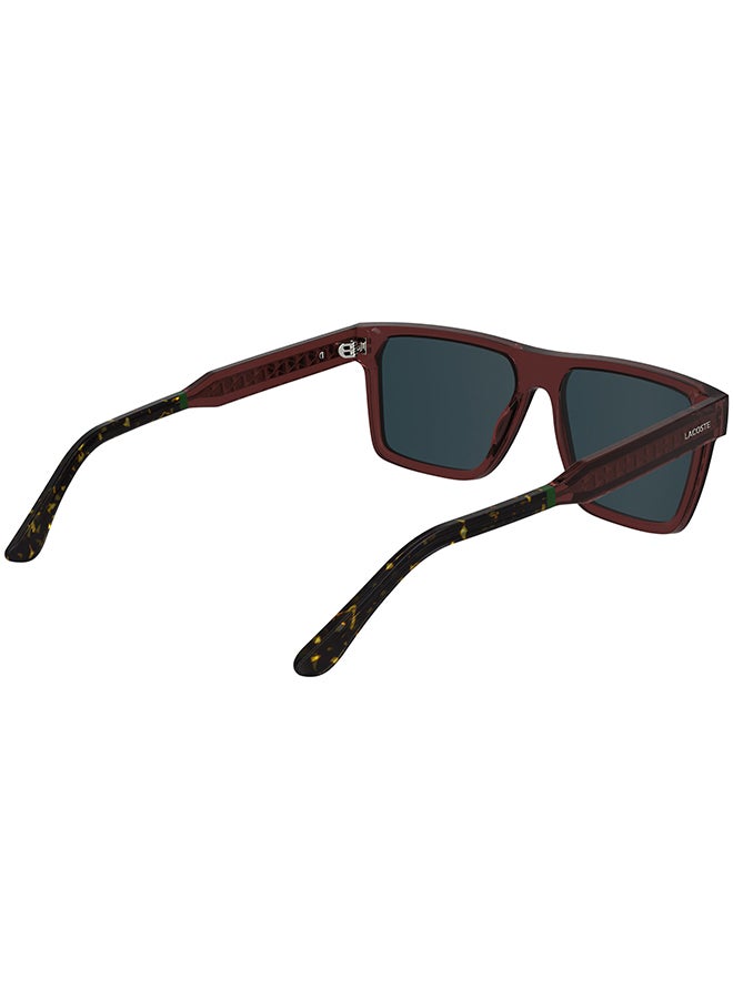 LACOSTE FULL RIM INJECTED LACOSTE SUNS L6059S 5616 (601) TRANSPARENT BURGUNDY - Image 4