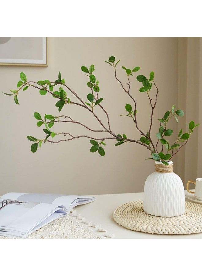 LATIFA 3PCS 43.3" Green Faux Branches, Artificial Plants for Vase Home Decor - Image 4