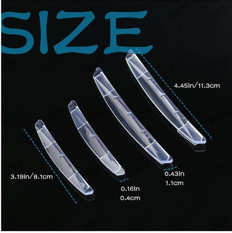 MIZZEO Car Door Protector (Design - Dual Function - Sleek - Transparent) Car Side Door Edge Guards Compatible with Ford Endeavour (Type-I) 2004-2007 - Image 3