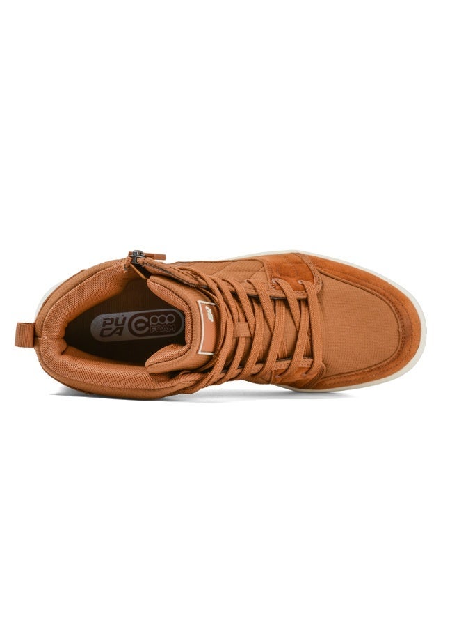 Puca Mens Shoes with Mesh | High Ankle Boots | Light Weight | Puca Genesis Tan - Image 5